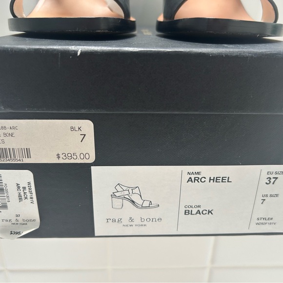 rag & bone Black Arc Heel - Picture 3 of 7